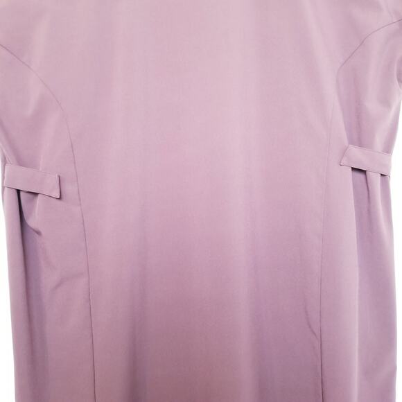 NWOTs -Hi-Tec Ladies Comfort Purple Short Dress Collar Zipper Pocket Size Large - Picture 5 of 9